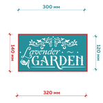 Клеевой трафарет-надпись 004