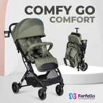 Kоляска детская прогулочная Farfello Comfy Go Comfort 2025 (Olive/Оливковый CG-013)