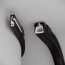 Силиконовый профиль WPH-FLEX-1616-TOP-S11-5m FULL BLACK (Arlight, Силикон) 045774