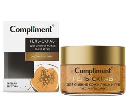 Compliment Гель-скраб для сияния кожи лица и губ с экстрактом папайи