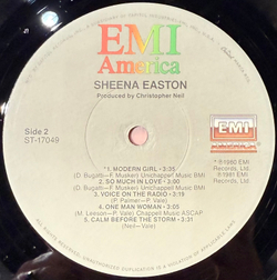 Виниловая пластинка Sheena Easton ‎– Sheena Easton LP