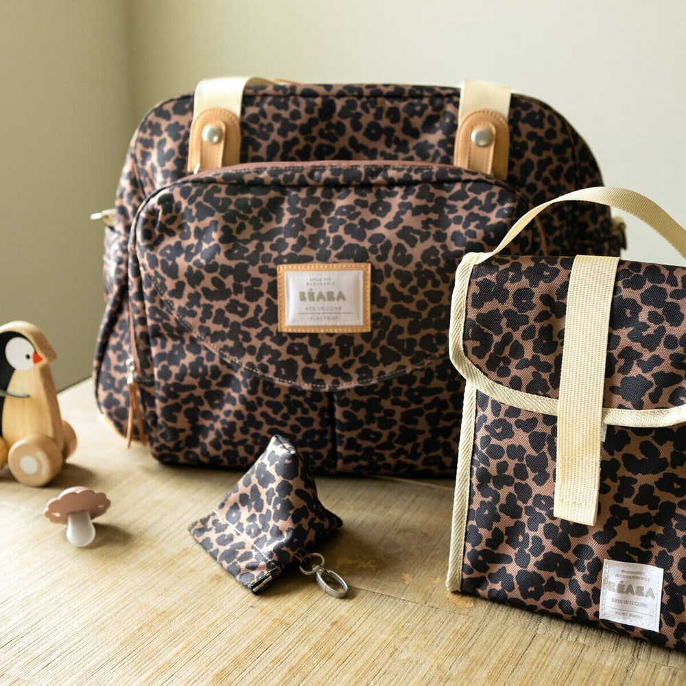 Сумка для мамы BEABA Geneva Leopard
