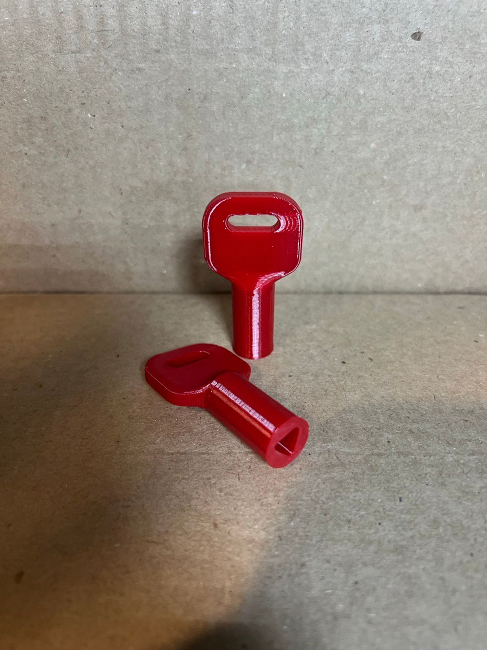 Ключ разблокировки для ворот CAME DoorHan GROW трёхгранный 2 шт. 119RIY077S 119RIY077