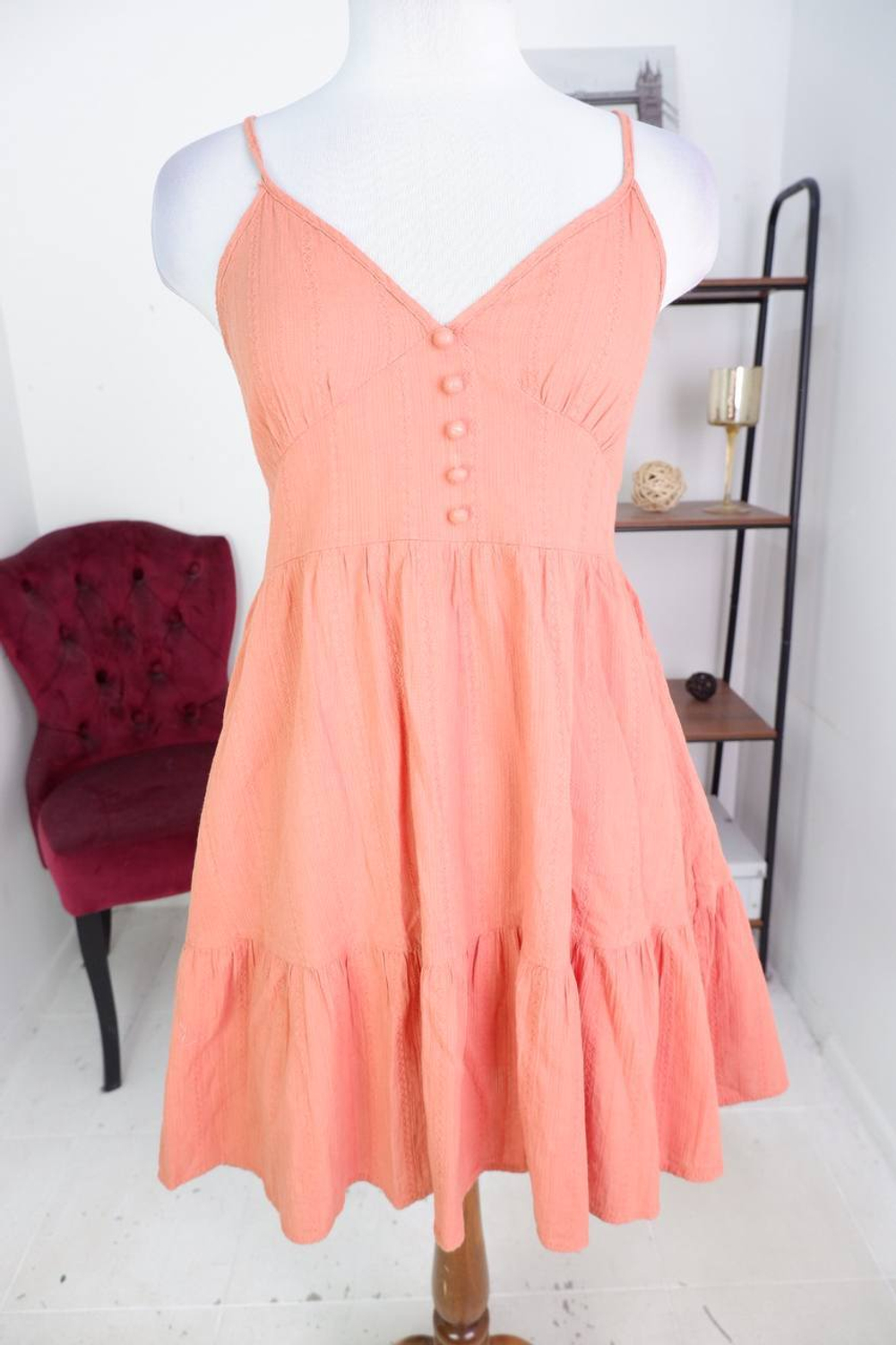 Платье Shein для кокетливого настроения, маркировка 38, визуально 44 размер