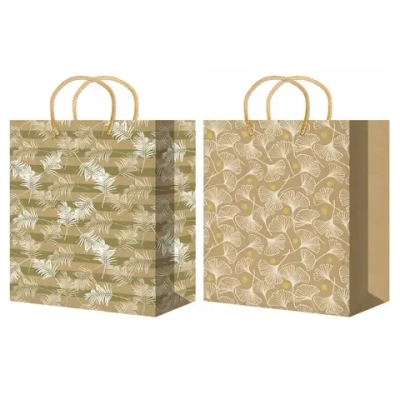 Пакет подарочный 32+10см Крафт (х10)