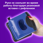 Дырокол BRAUBERG "JET PRO" до 30 листов сине-черный (2 штуки в упаковке)