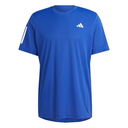 Мужская теннисная футболка Adidas Club 3-Stripes T-Shirt - collegiate royal