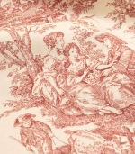 Скатерть – Круглая, красная, 180 см | Сельская жизнь