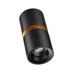 359338 OVER NT24 318 черный Светильник накладной светодиодный IP20 LED 10W/3W 3000K 1090Лм 170-265V ARISTO