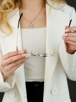 Модная оправа для очков с накладкой 4в1