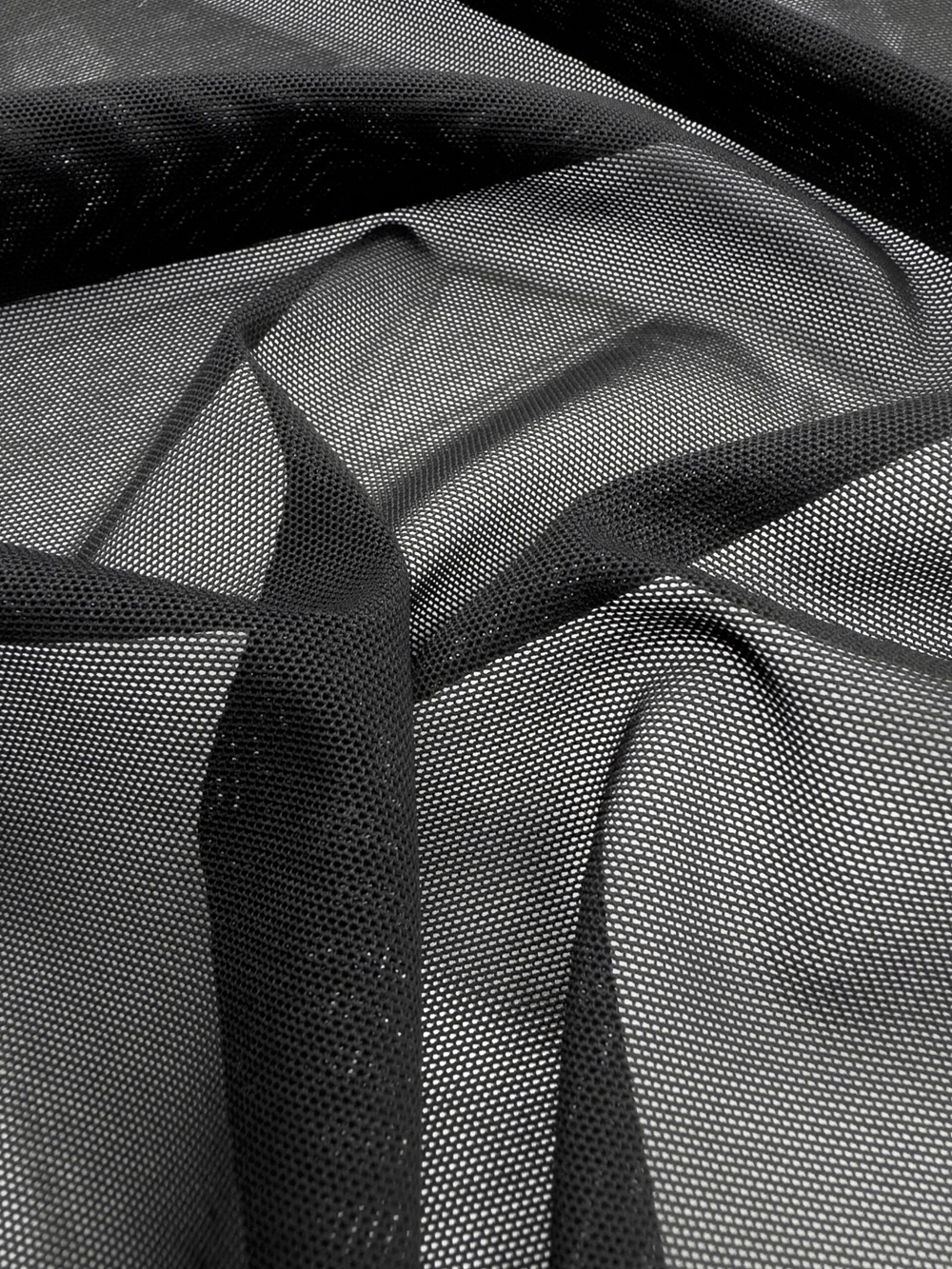 Сетка эластичная черная метражом (Турция)