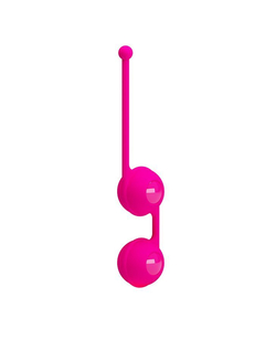 Ярко-розовые вагинальные шарики Kegel Tighten Up III