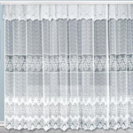 Полотно жаккардовое рис. 2-13-67,  высота 2.9м, цвет белый, Россия.