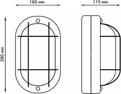 Накладной светильник Gauss НБП 926602211