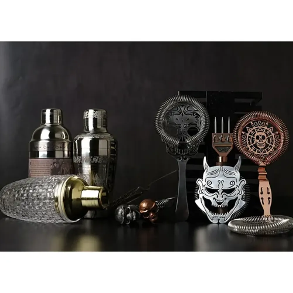 Стрейнер барный нерж. 22,3 см d 9,5 см Череп Skull B'Guys P.L.- Barbossa
