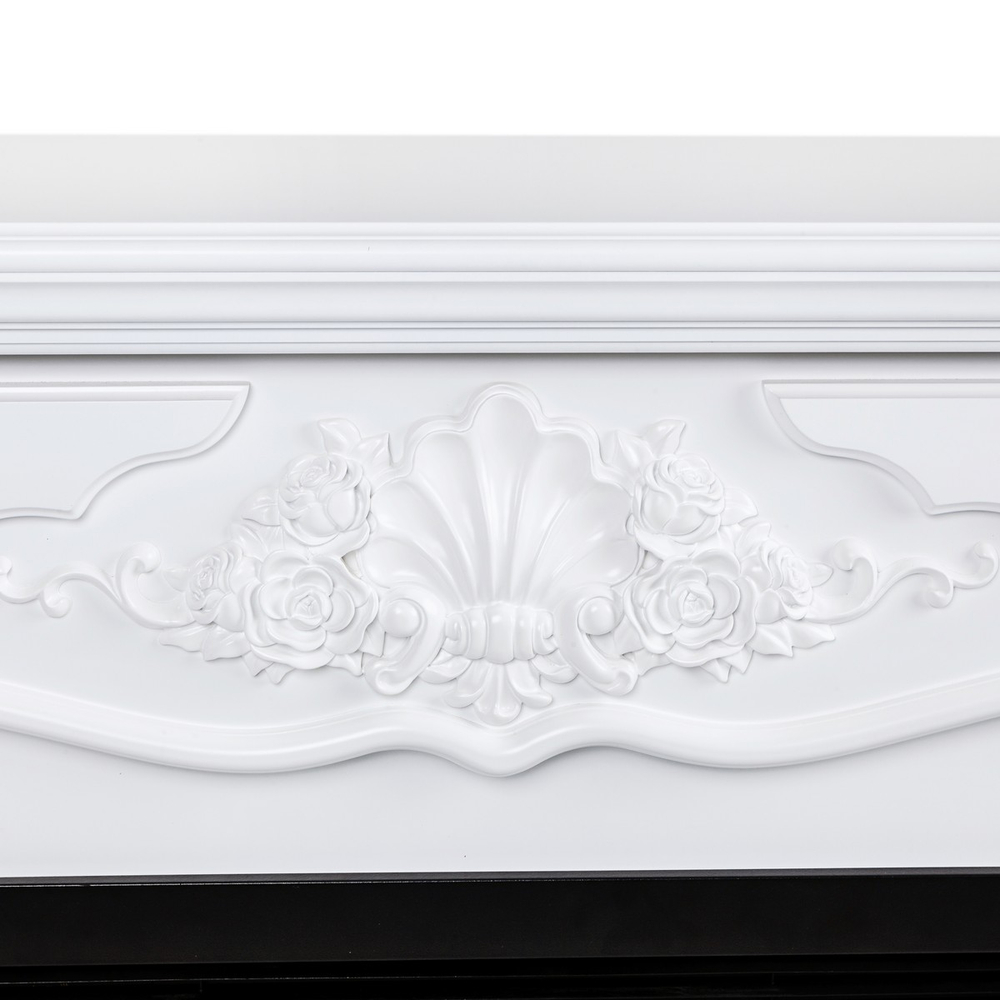 Электрокамин RealFlame Victoria 26 WT белый с очагом 3D Novara