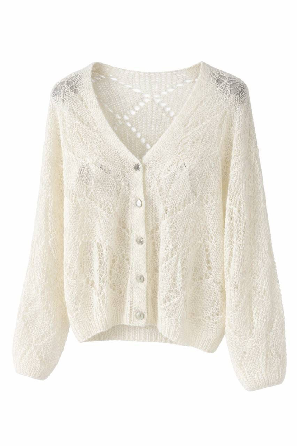 MOHAIR кофта -  белый