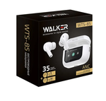 Наушники WALKER WTS-85, шумопод. ANC, сенсорный дисплей, белые