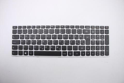 Клавиатура для ноутбука Lenovo G50-70/B50-70/Z50-70/B50-30/G50-45/G50-80/B50-80/G51-35 раскладка - английская, без подсветки, серая (25215304), оригинал