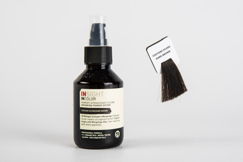 Прямой пигмент темно-коричневый DARK BROWN , 250 мл