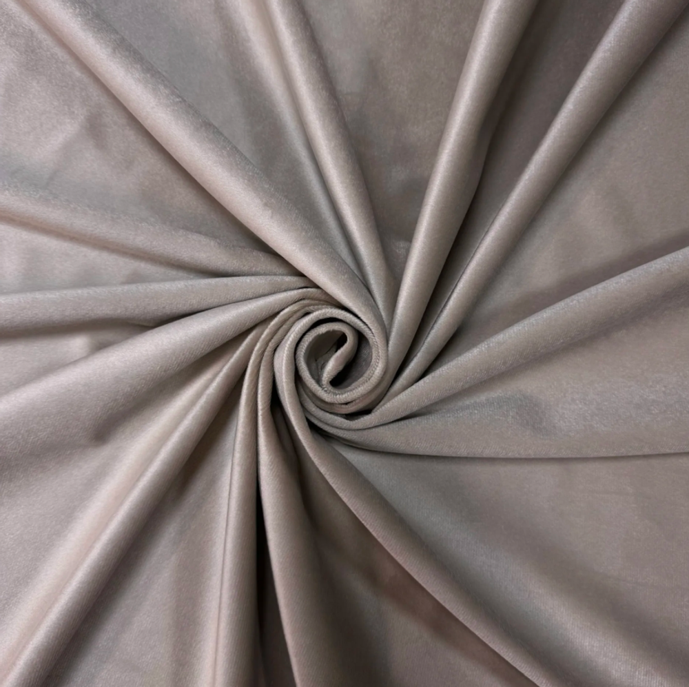 Бархат светло бежевый оптом, 305 см, арт. 999-8