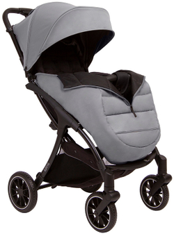 Детская прогулочная коляска Peppy Latina grey stone серая