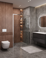 Душевая дверь Cezares MOLVENO-BF-1-110-C-Cr-IV, 110х195, профиль хром, стекло прозрачное