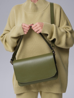 Сумка на плечо Deboro 30512 зеленая водоросль