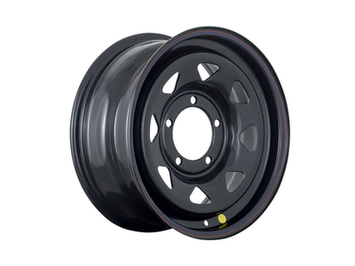 Диск усиленный УАЗ стальной черный 5x139,7 7xR16 d110 ET+25 (треуг. мелкий)