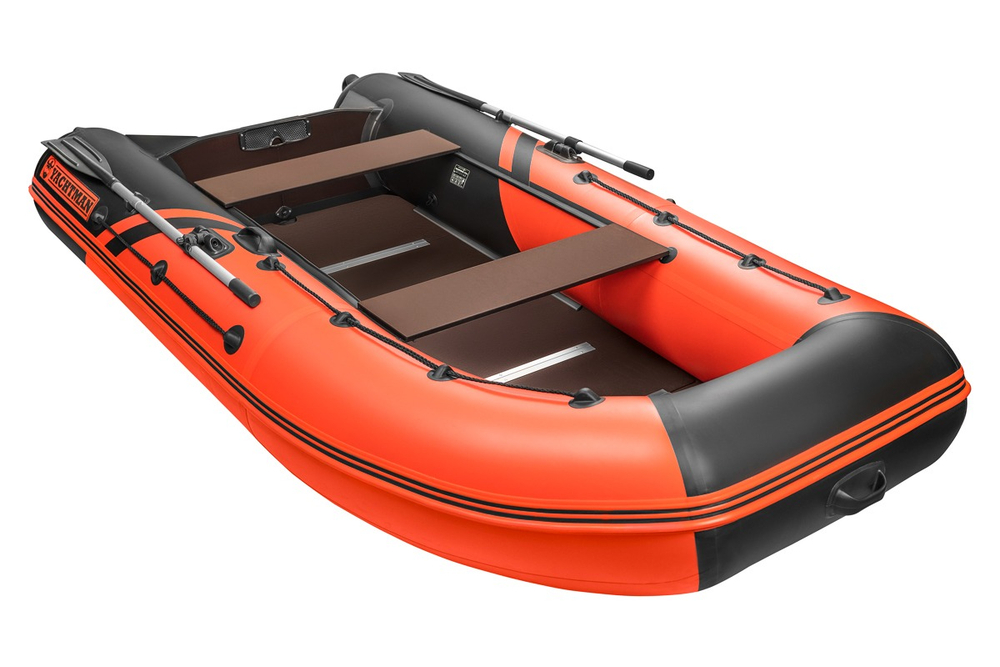 YACHTMAN-320 СК (Яхтман) красный-черный (лодка ПВХ под мотор с усилением)