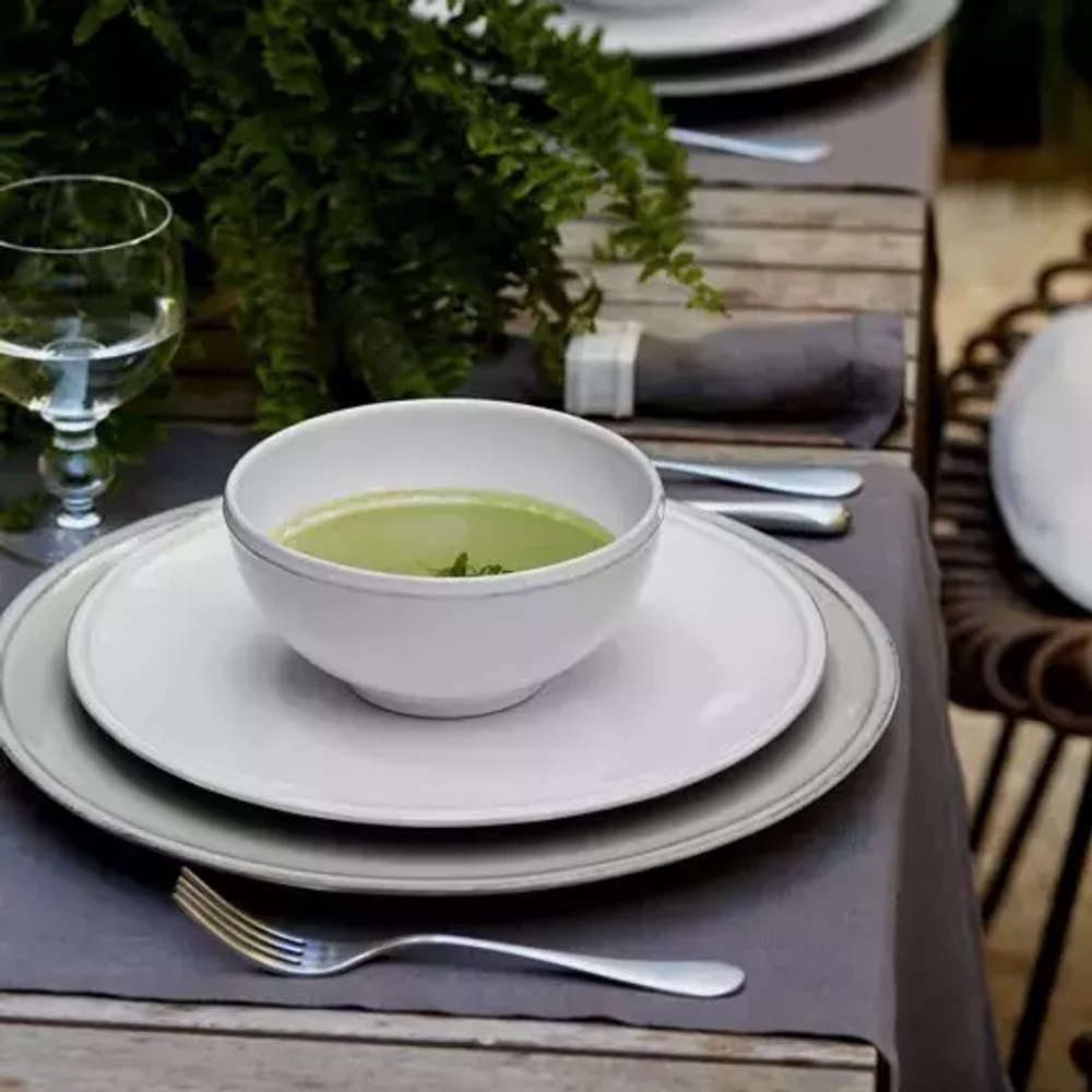 Тарелка 10х37см Costa Nova Friso белая