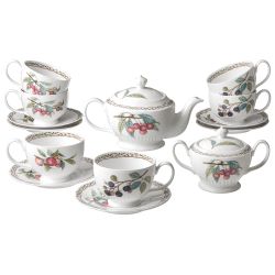 ЧАЙНЫЙ СЕРВИЗ LEFARD "FRUIT GARDEN" НА 6 ПЕР. 14 ПР. 800/350/260 МЛ (КОР=2НАБ.)