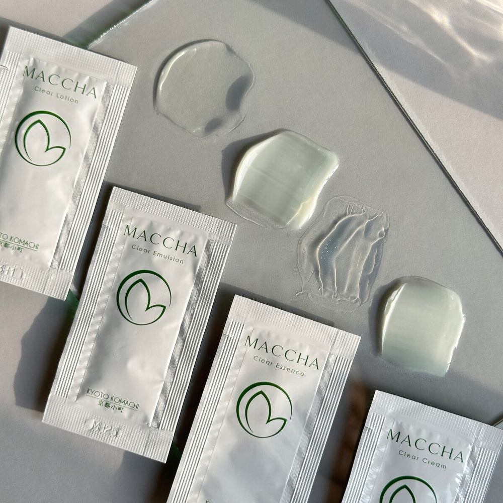 Мини-набор косметики от пигментации Kyoto Komachi Maccha Clear Utility Set