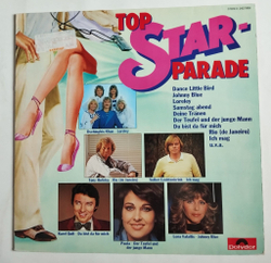 Винтажная виниловая пластинка LP Сборник Top Star Parade (Germany 1980)