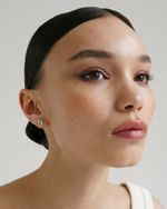 Моносерьга Alpha с голубым топазом