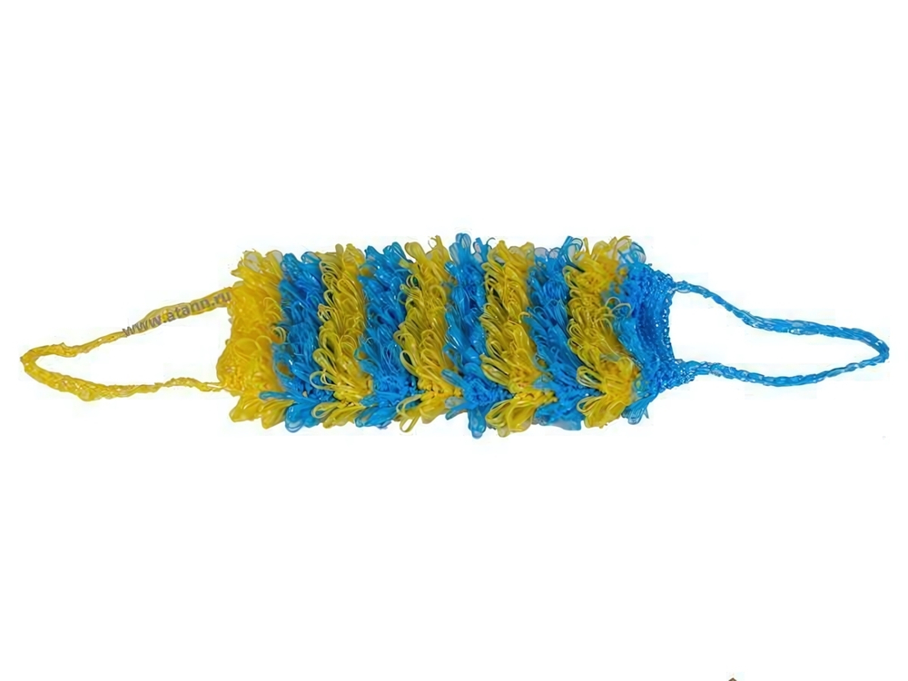 Мочалка банная двойной вязки Петелка