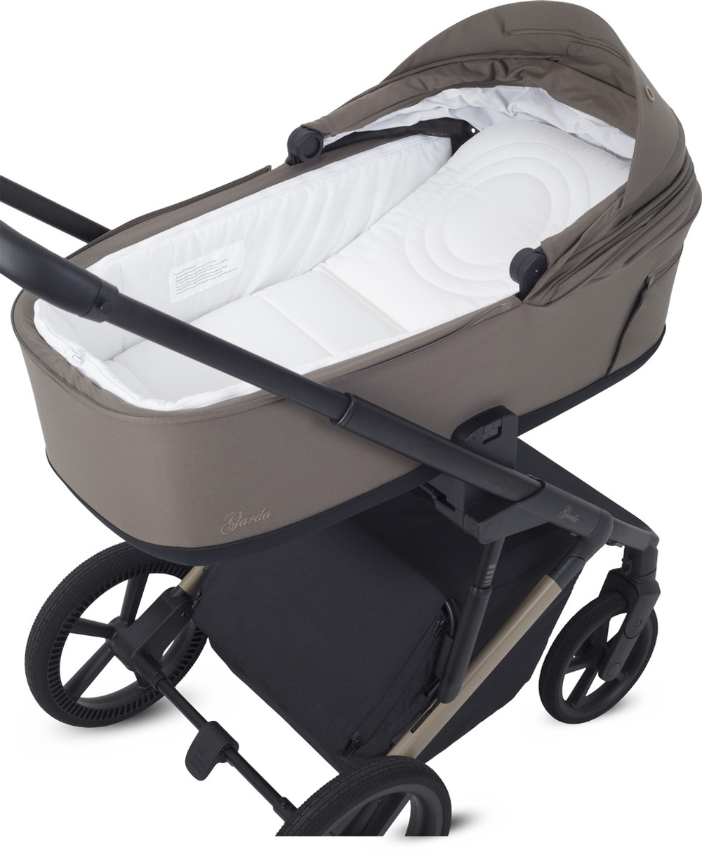 Детская коляска Rant Garda 3 в 1 с автокреслом Cruise Grey Mocca