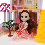 Дом для куклы с фигуркой и аксессуарами, коробка 666-9P-1