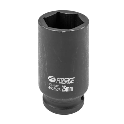 Головка ударная глубокая 25мм 1/2''6гр. Forsage F-4458525