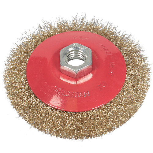 Щетка для УШМ Bartex, 100 мм, тарелка, гайка М14, 991100, шт