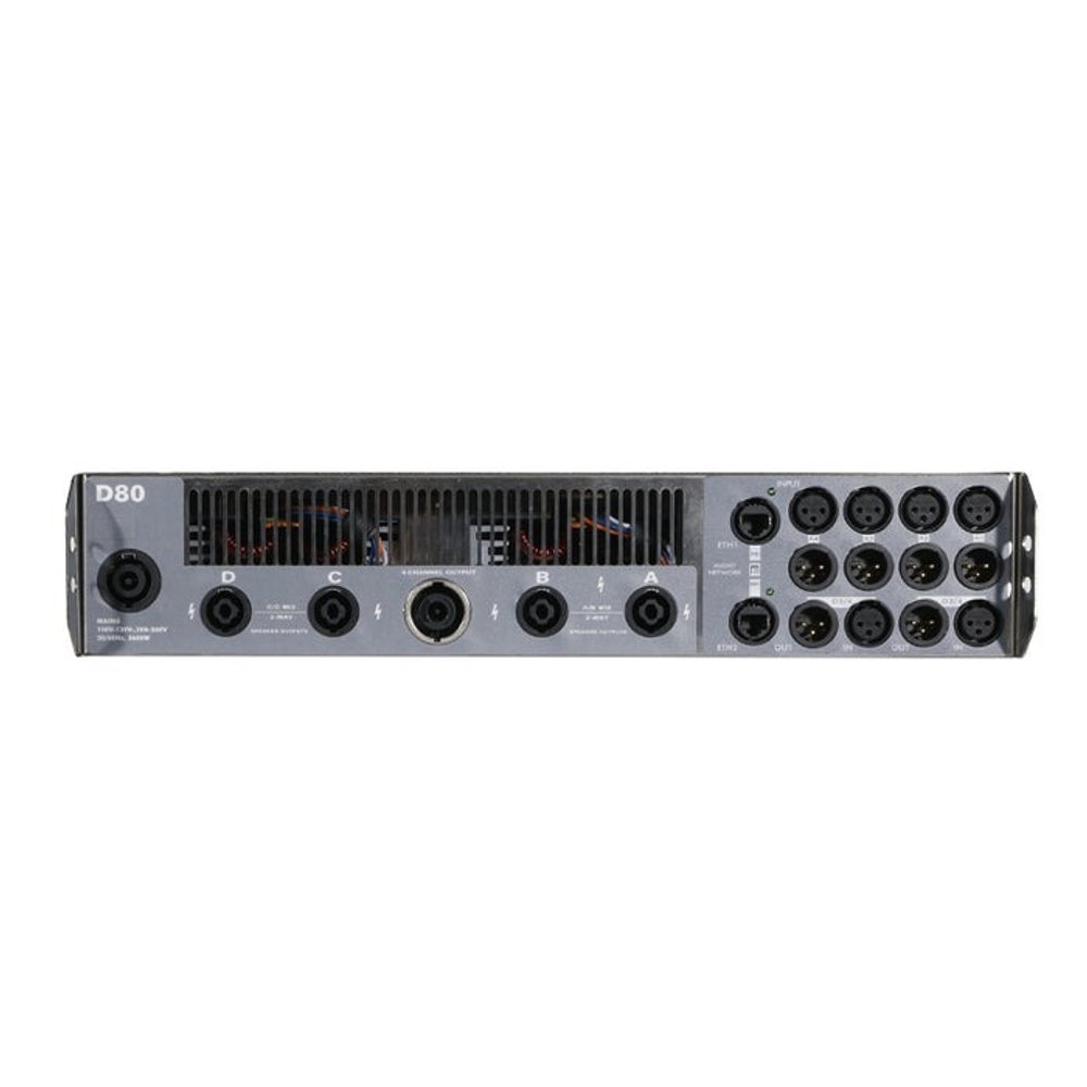 D80 Усилитель мощности, 4×2600/2000 Вт — 4/8 Ом (Copy 1:1)