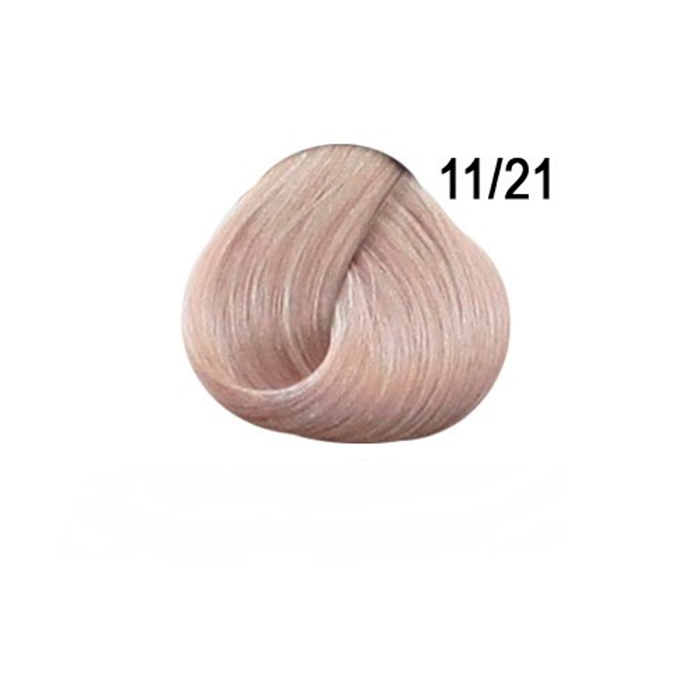 Перманентная крем-краска для волос Ollin 11/21 специальный блондин фиолетово пепельный