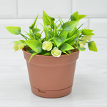 Горшок цветочный Mint 0,7л d120мм, терракотовый