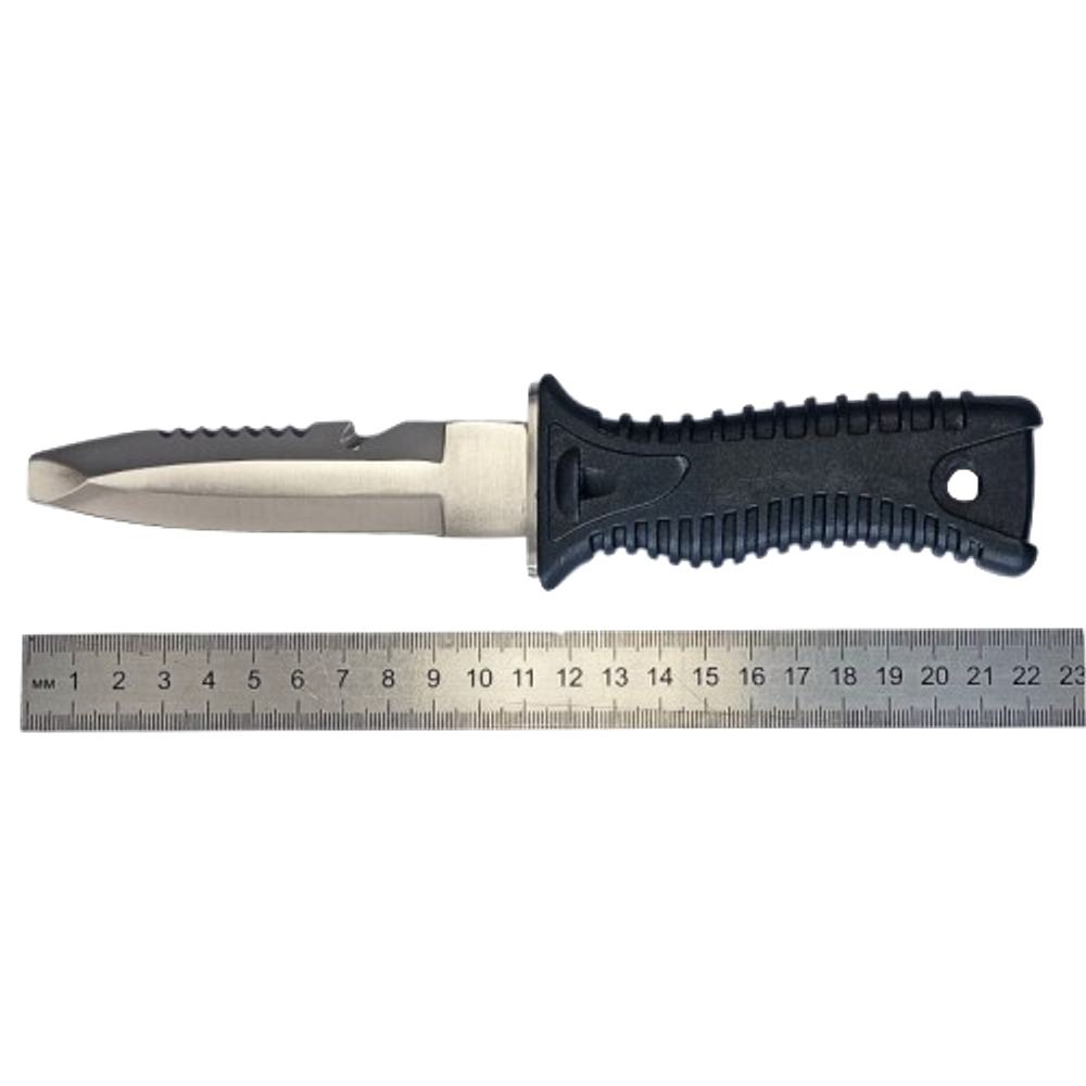 Нож подводника DELFiN Talons Pro Чёрный с магнитными ножнами