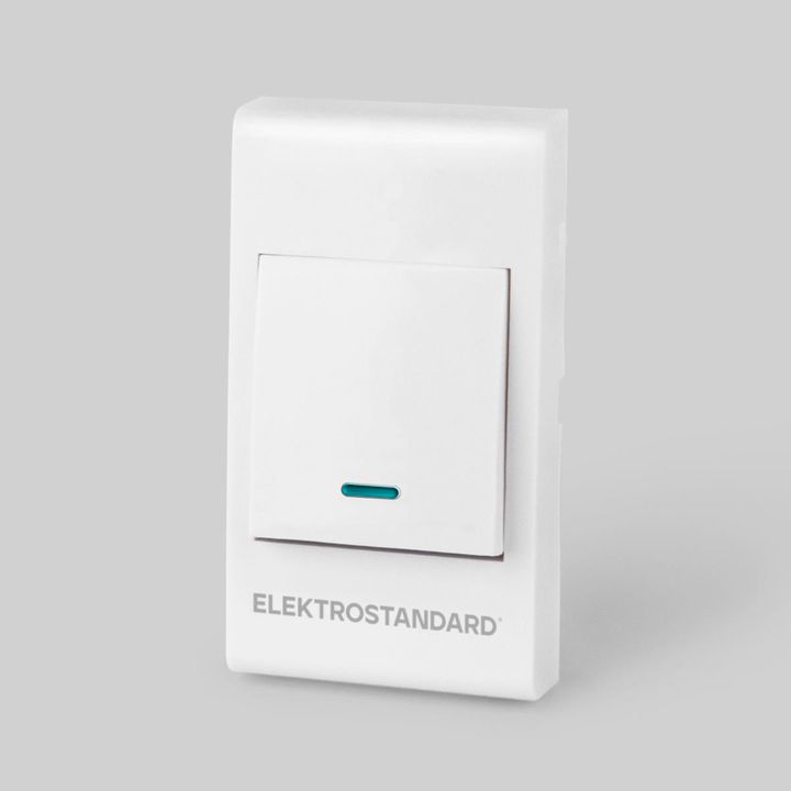 Кнопка для проводного звонка Elektrostandard 26021/00 белый a055437
