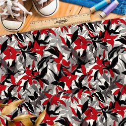 Ткань премиум атлас экзотический узор