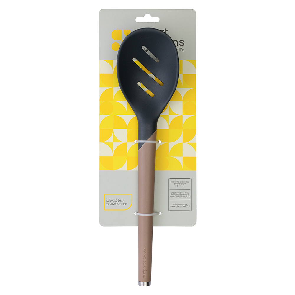 Шумовка smartchef, 31 см, капучино-графит