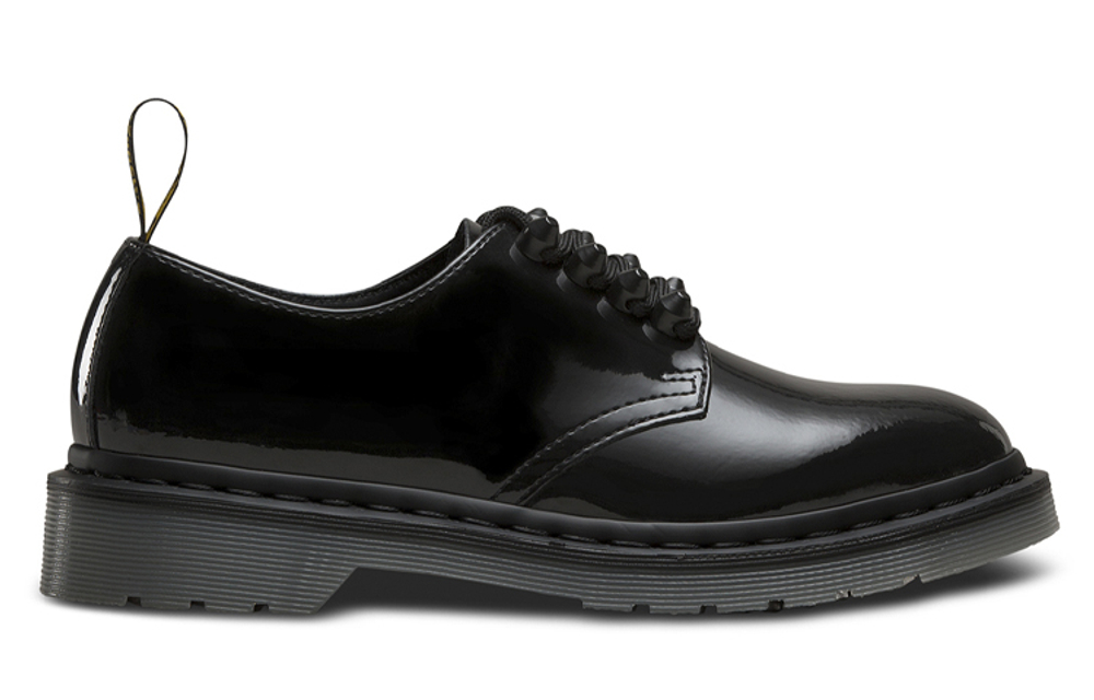 Dr.Martens Cow Split Leather Casual Shoes Men"s Black