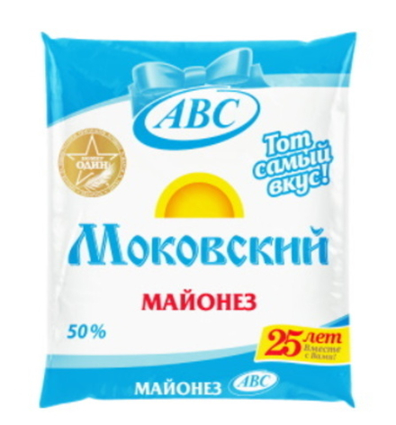Майонез "Моковский" 360г. АВС