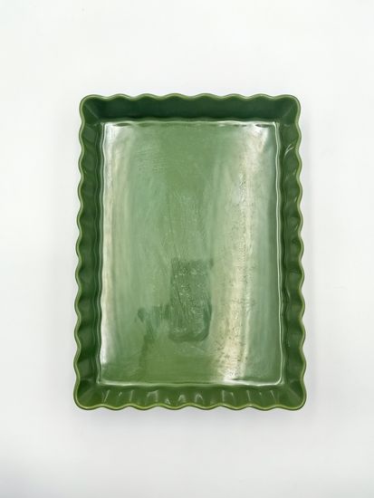 Форма для выпечки керамическая прямоугольная 29х21 см.